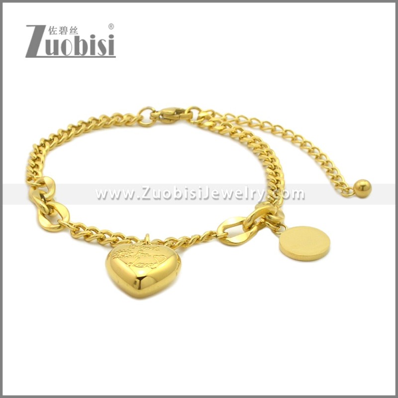 Stainless Steel Bracelet b010412G