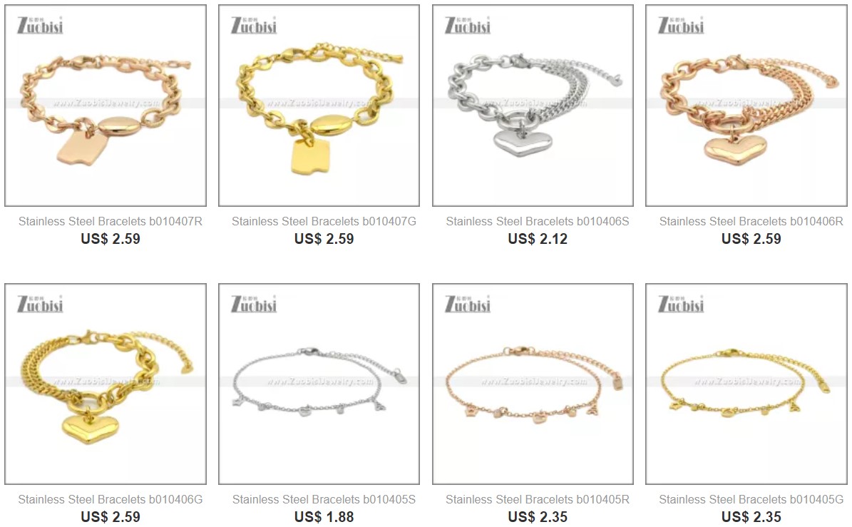 Matching Jewelry with Your Outfit: Stainless Steel Bracelets - www.zuobisijewelry.com