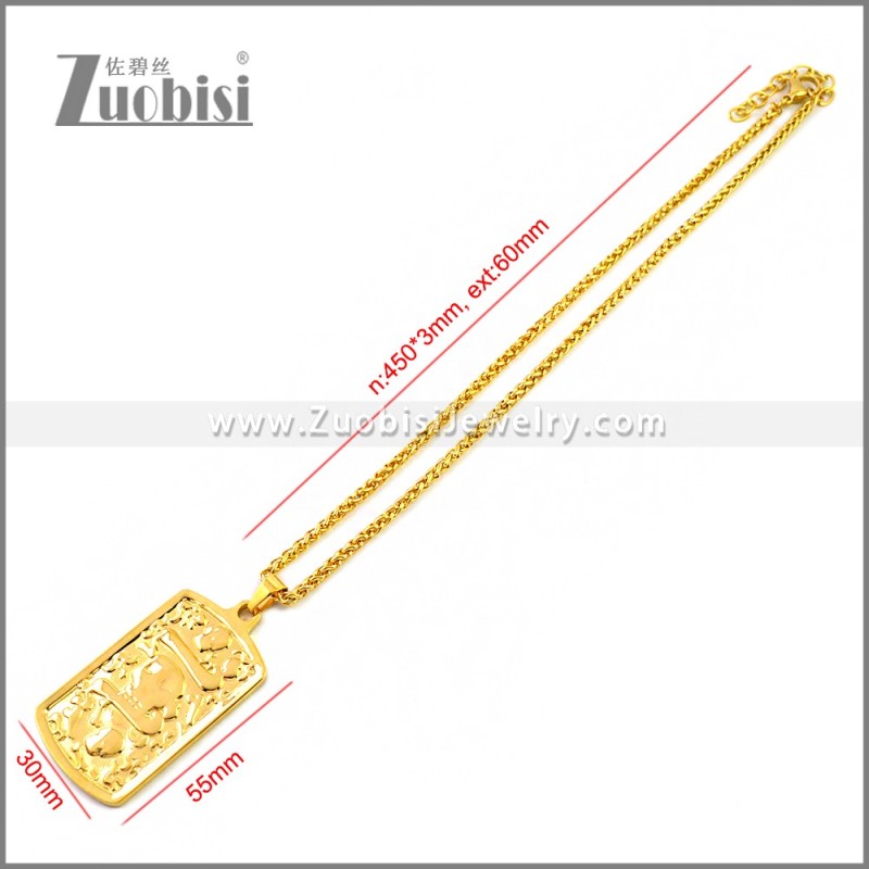 Stainless Steel Necklace n003390