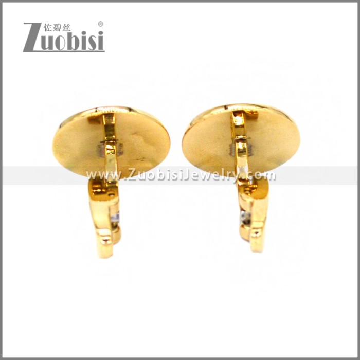 Gold Plated Wolf Cufflink c000205G