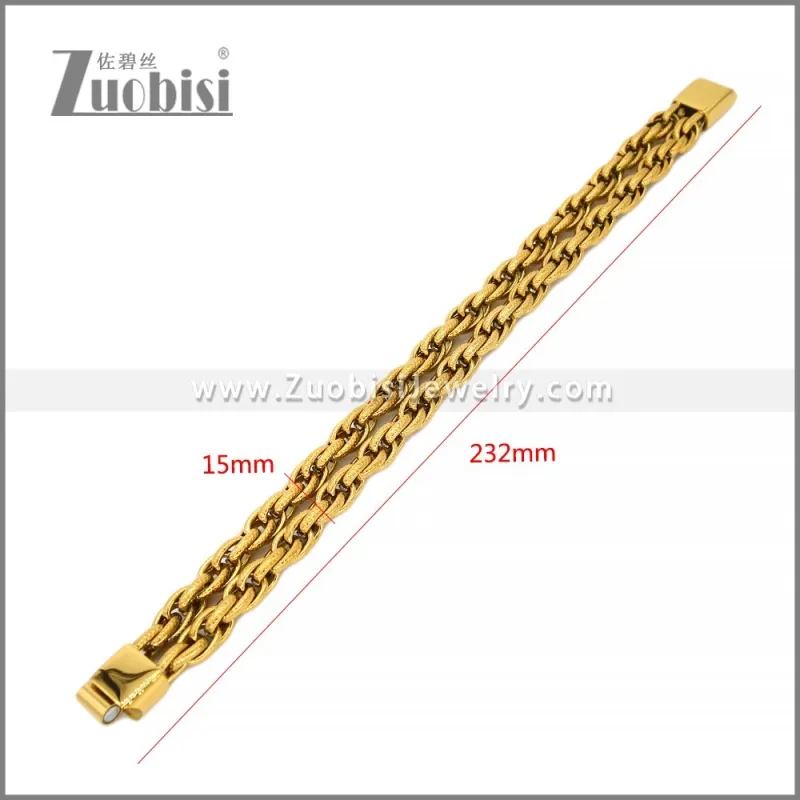 Stainless Steel Bracelet b010442G
