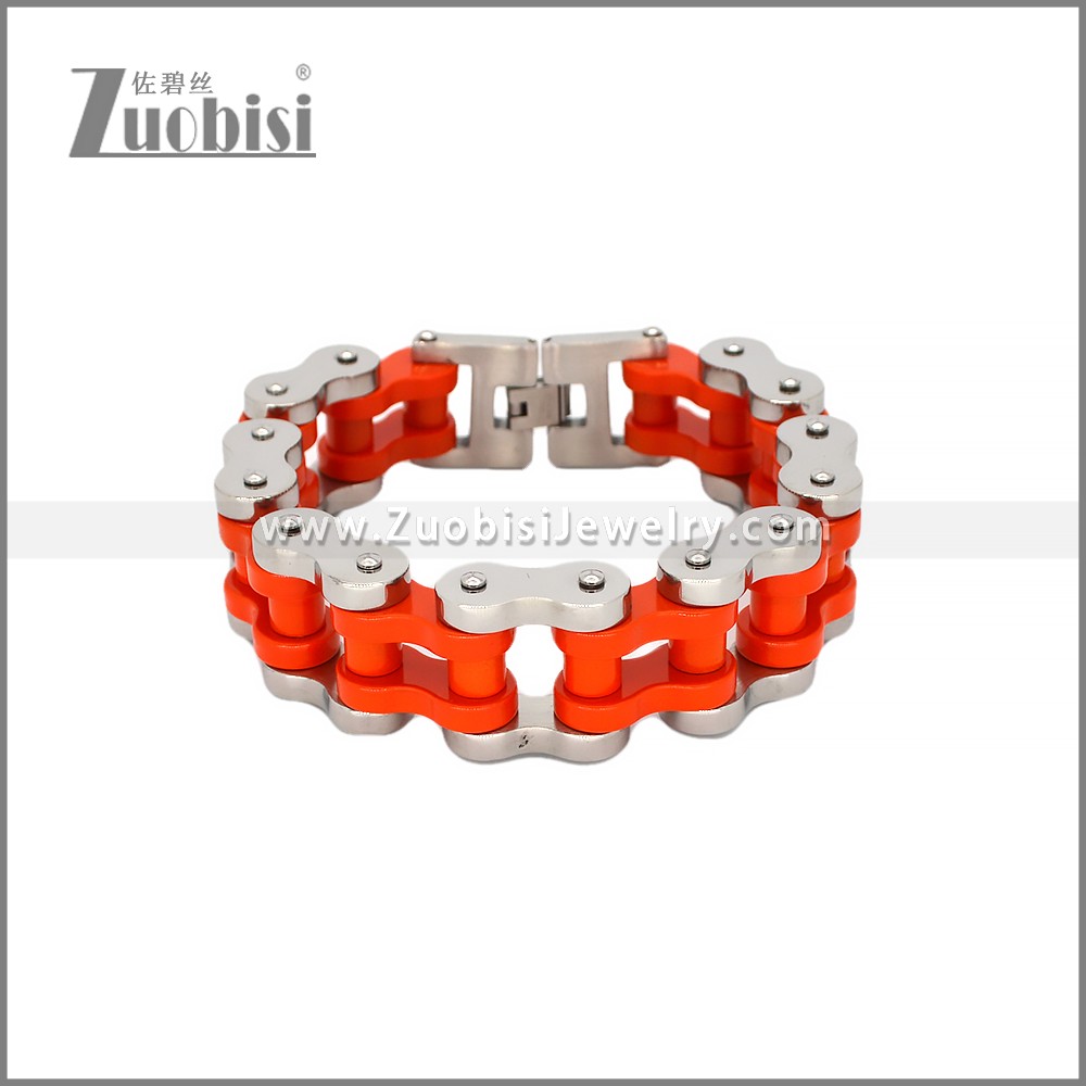 Stainless Steel Bracelets b010475RS Zuobisi Jewelry