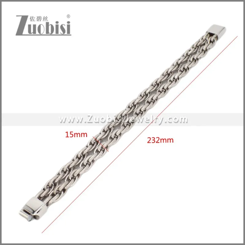 Stainless Steel Bracelet b010442S
