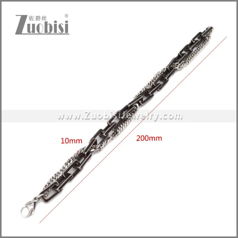 Stainless Steel Bracelet b010440H
