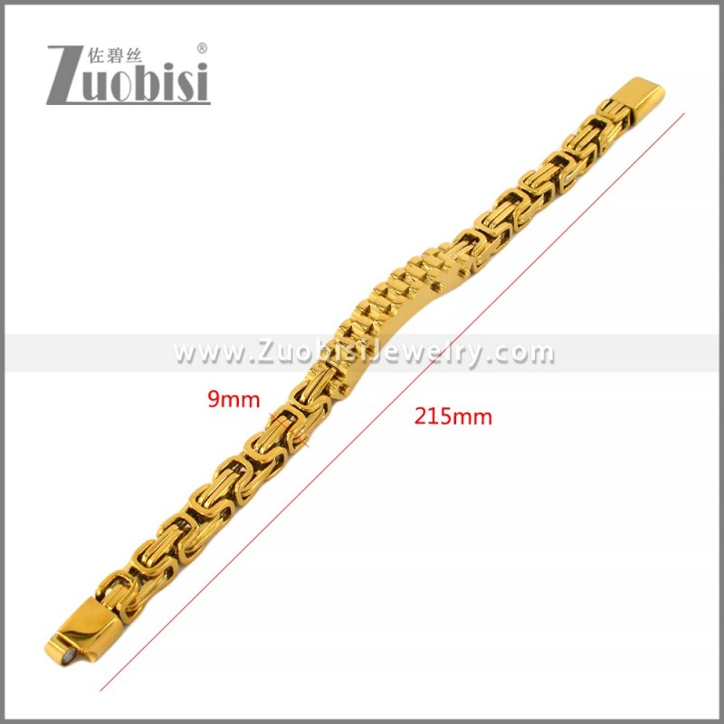 Stainless Steel Bracelet b010446G