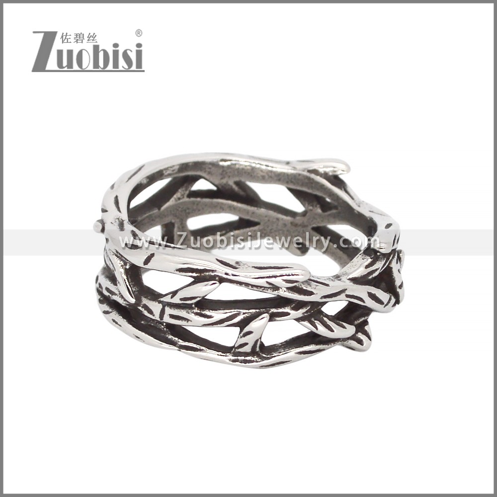 Stainless Steel Rings r009749 Zuobisi Jewelry