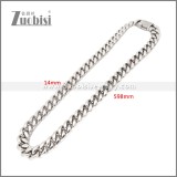 Stainless Steel Necklaces n003408S3