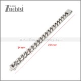 Stainless Steel Bracelets b010486S4