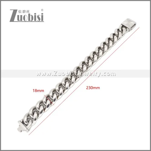 Stainless Steel Bracelets b010488S5
