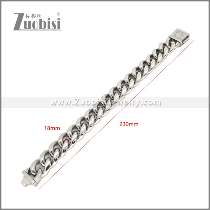 Stainless Steel Bracelets b010488S3