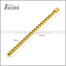 Stainless Steel Bracelets b010489G1