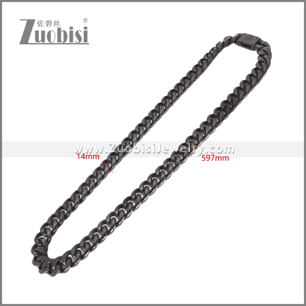 Stainless Steel Necklaces n003413H1 Zuobisi Jewelry