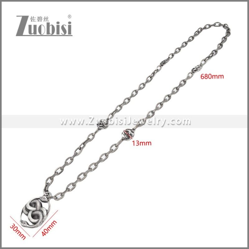 Stainless Steel Necklace n003420