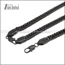 Stainless Steel Bracelet & Necklace Set s003008H