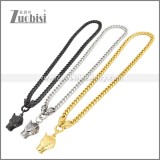 Stainless Steel Necklace n003436H