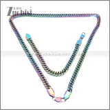 Stainless Steel Bracelet & Necklace Set s003008C