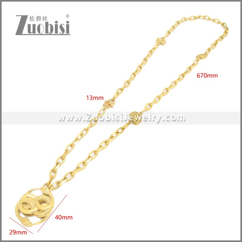 Stainless Steel Necklace n003434
