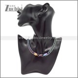 Stainless Steel Bracelet & Necklace Set s003008C