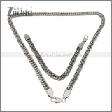 Stainless Steel Bracelet & Necklace Set s003008QH