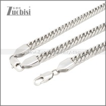Stainless Steel Bracelet & Necklace Set s003008S