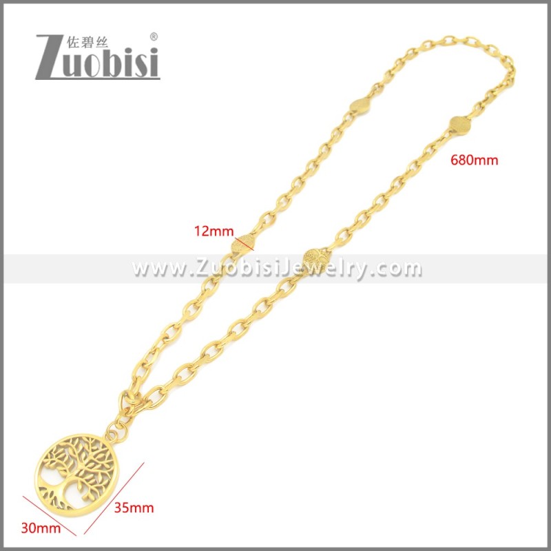 Stainless Steel Necklace n003430G