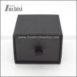 Black Cardboard Sliding Drawer Jewelry Gift Box for Ring pa0052