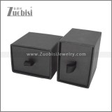 Black Cardboard Sliding Drawer Jewelry Gift Box for Ring pa0052