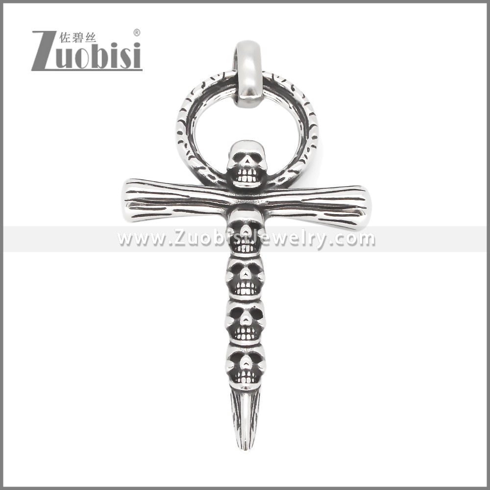 Stainless Steel Pendant p011821 Zuobisi Jewelry