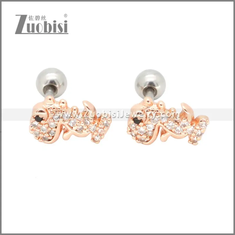 Stainless Steel Earrings e002404A