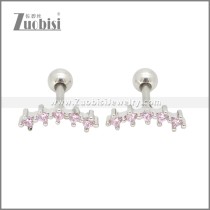 Stainless Steel Earrings e002407S2