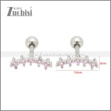 Stainless Steel Earrings e002407S2