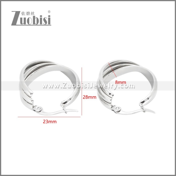 Stainless Steel Earrings e002379S