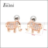 Stainless Steel Earrings e002400A