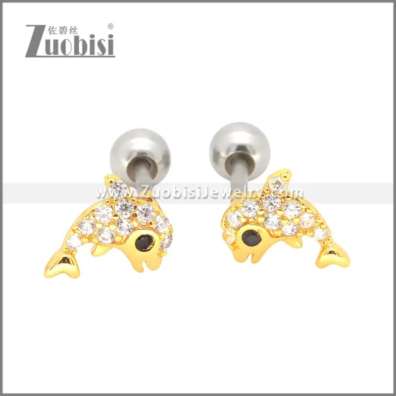 Stainless Steel Earrings e002411G