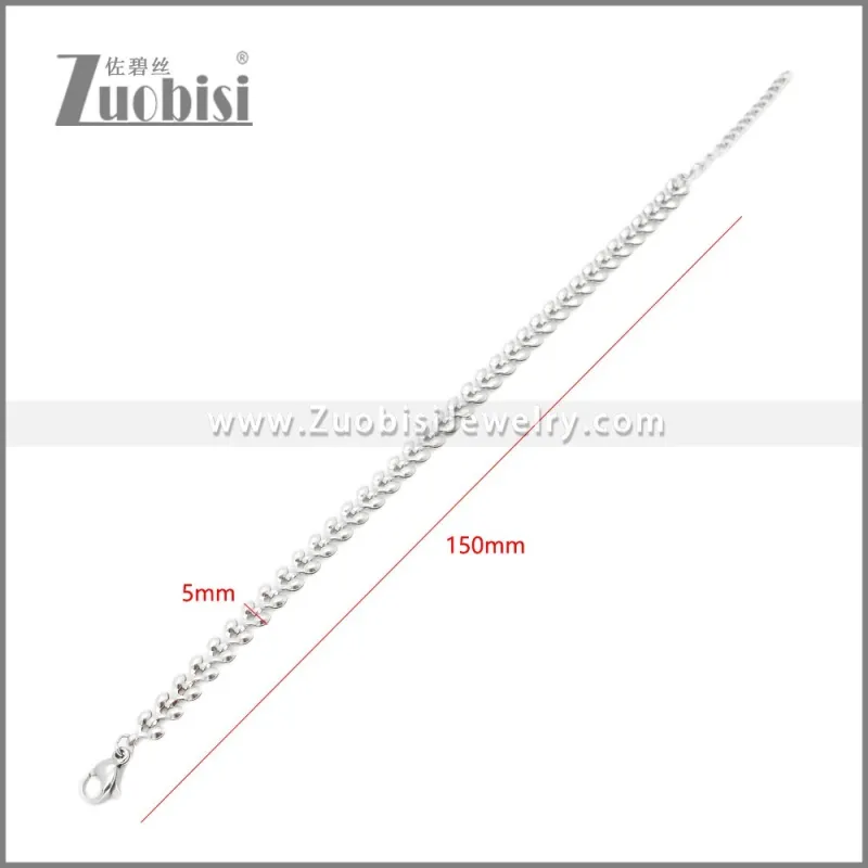 Stainless Steel Bracelets b010496S