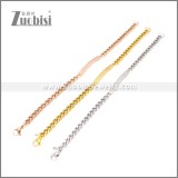 Stainless Steel Bracelets b010528S