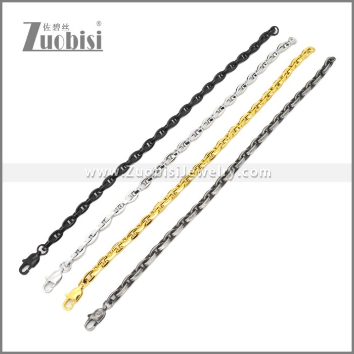Stainless Steel Bracelets b010561H