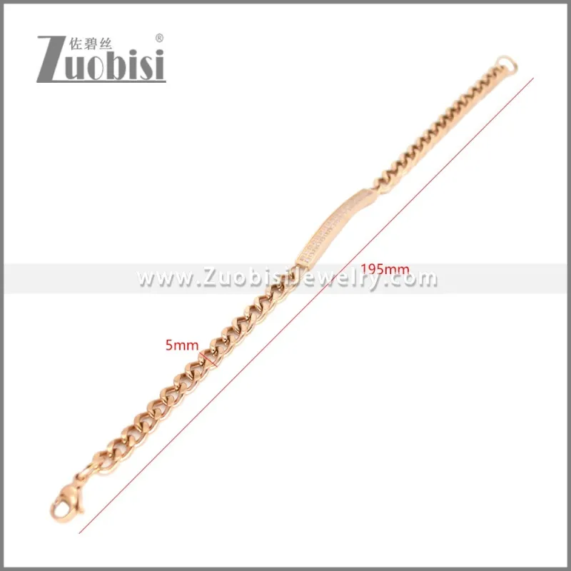 Stainless Steel Bracelets b010528R
