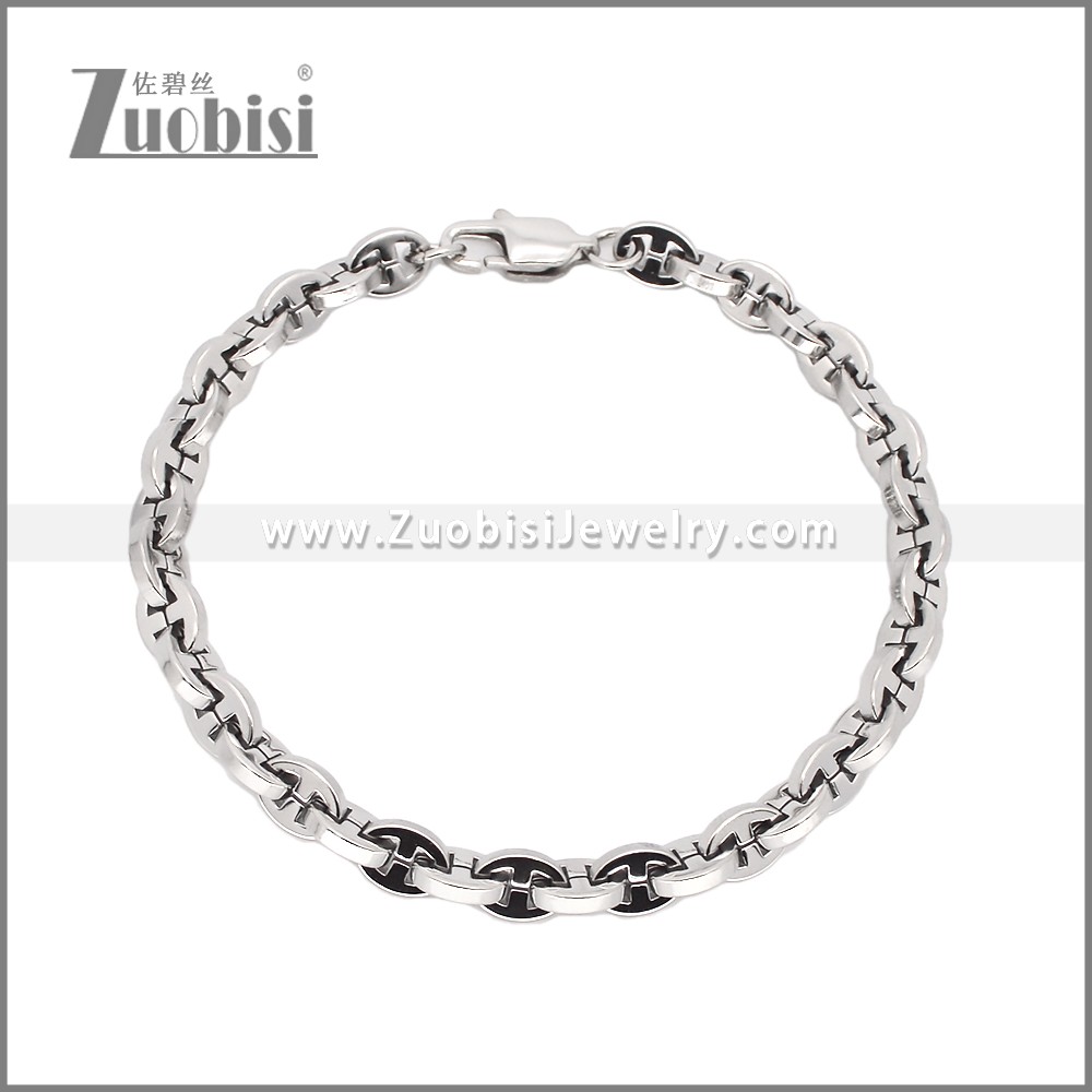 Stainless Steel Bracelets b010556S Zuobisi Jewelry