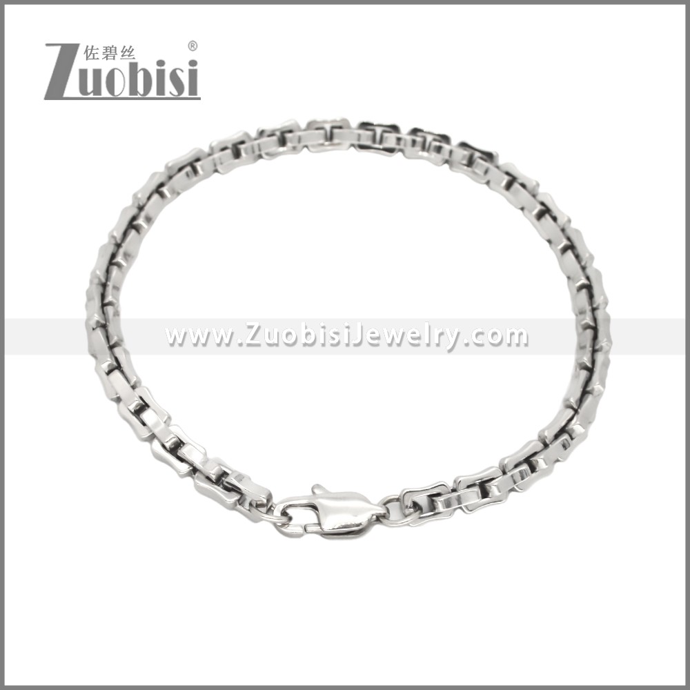 Stainless Steel Bracelets b010562S Zuobisi Jewelry