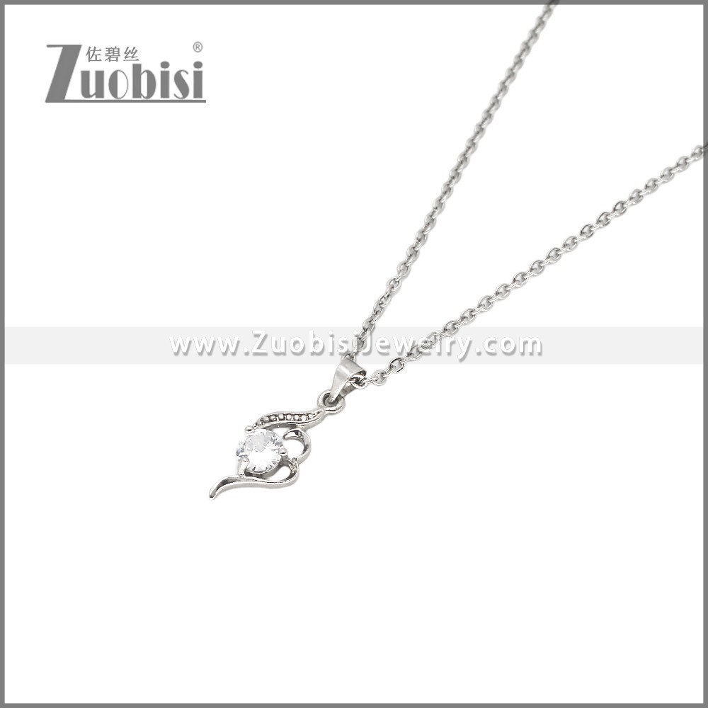 Stainless Steel Necklace n003443 Zuobisi Jewelry