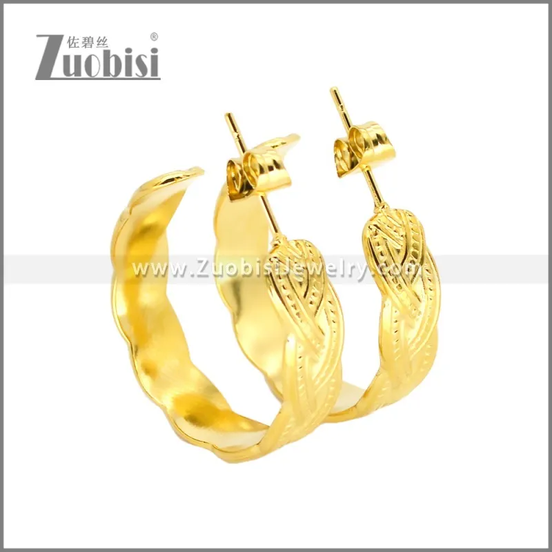 Stainless Steel Earrings e002453G