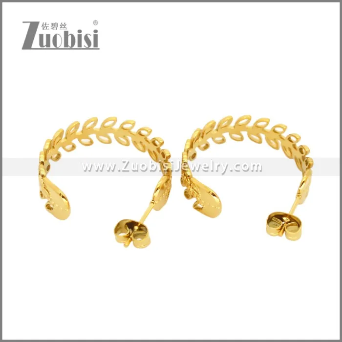 Stainless Steel Earrings e002452G