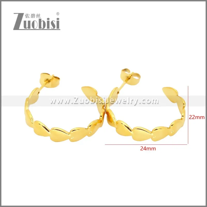 Stainless Steel Earrings e002454G