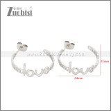 Stainless Steel Earrings e002455S