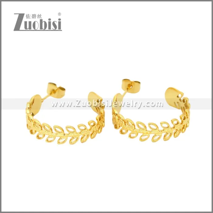 Stainless Steel Earrings e002452G