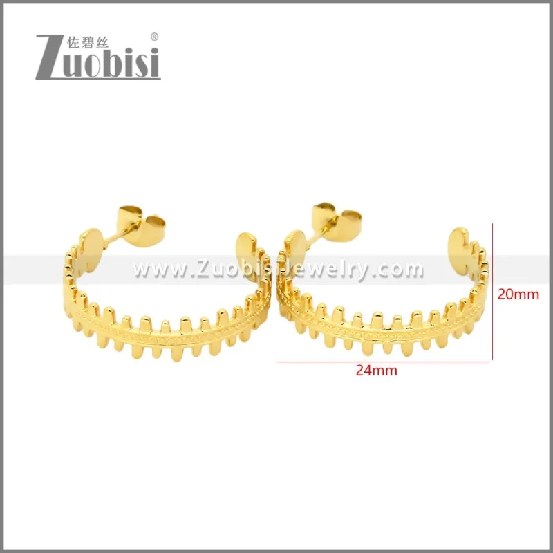 Stainless Steel Earrings e002456G