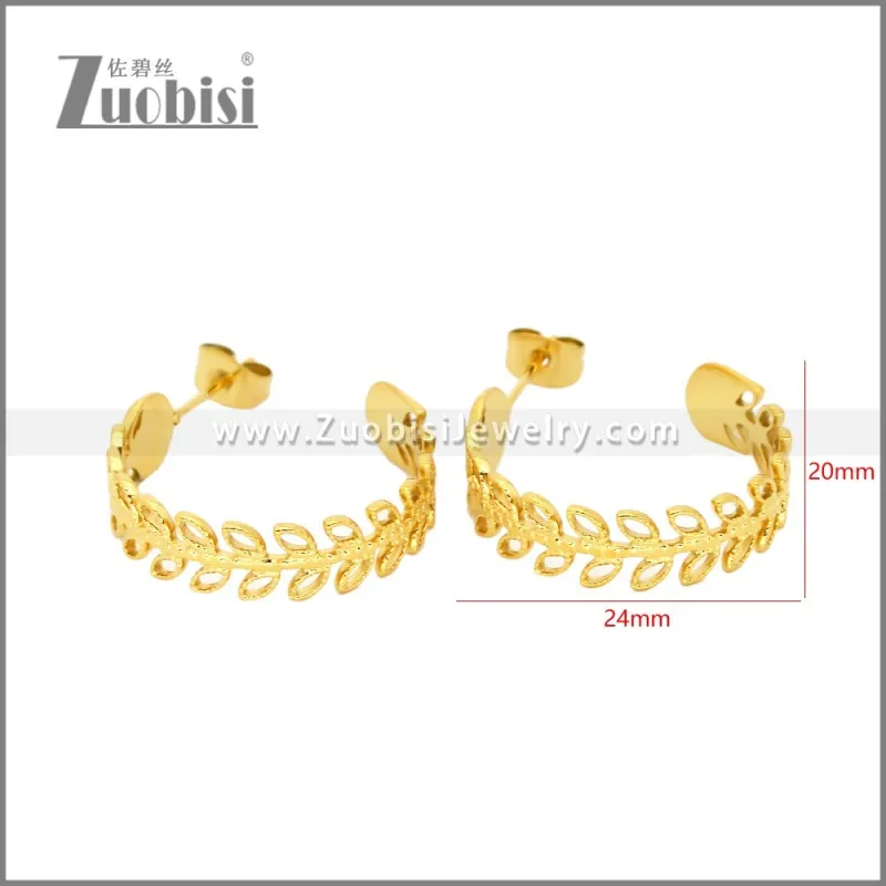 Stainless Steel Earrings e002452G