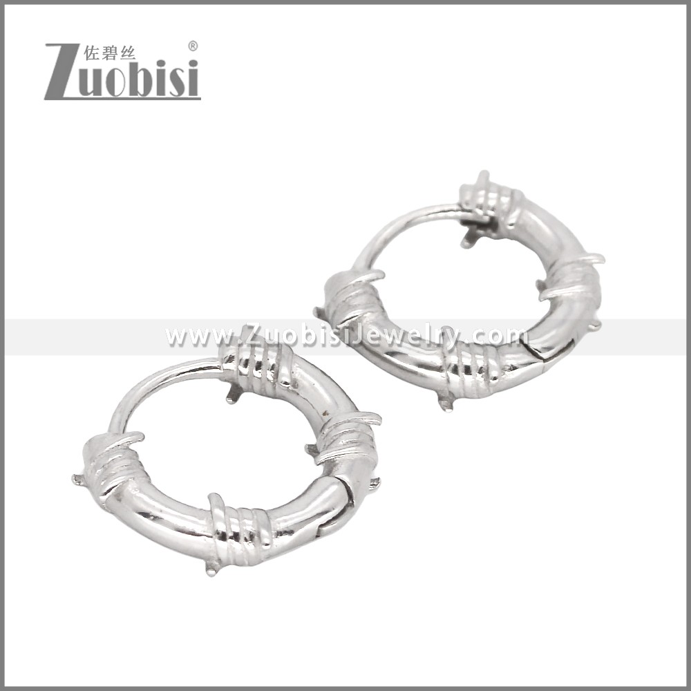 Stainless Steel Earrings e002474 Zuobisi Jewelry