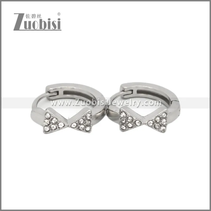 Stainless Steel Huggie Earrings e002494S2